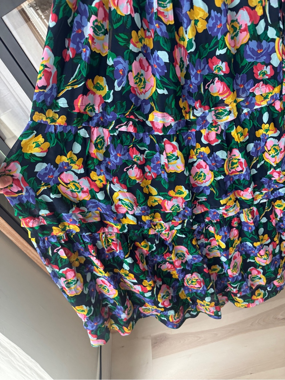 By Anthropologie The Somerset Strapless Maxi Dress floral gown colorful wedding - Picture 11 of 12